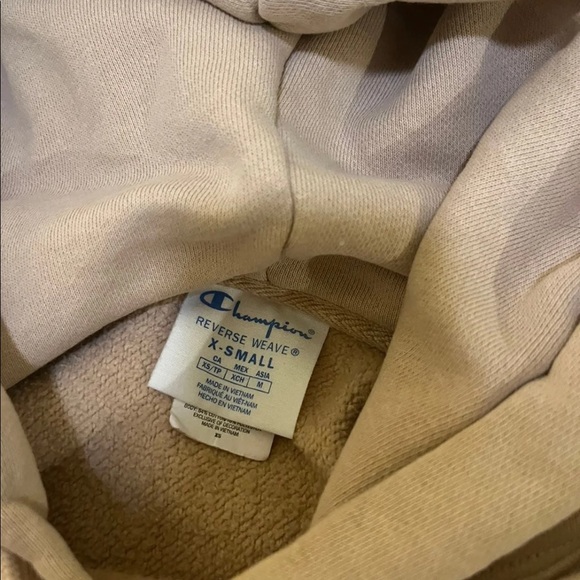 Champion Classic Tan Hoodie size XS - Picture 4 of 4